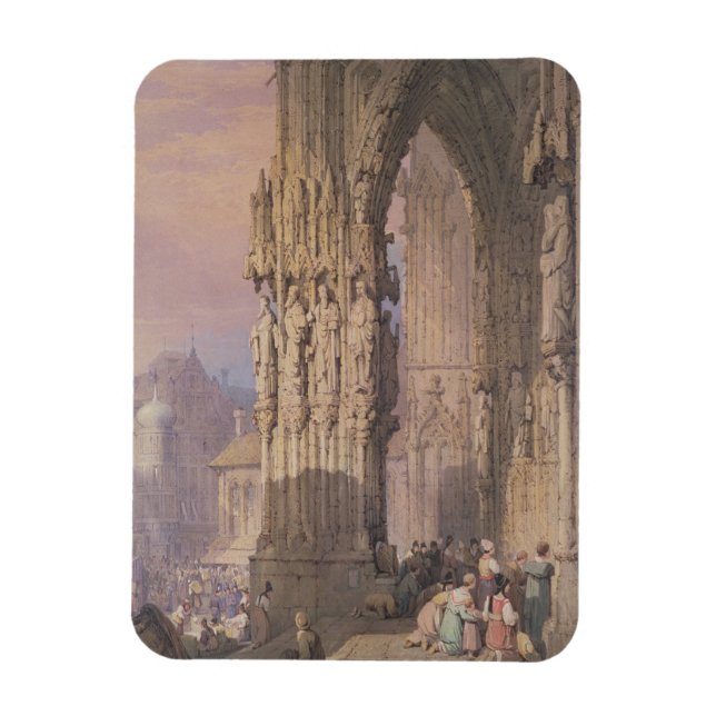 Imán Catedral de la Porche de Regensburg (Vertical)