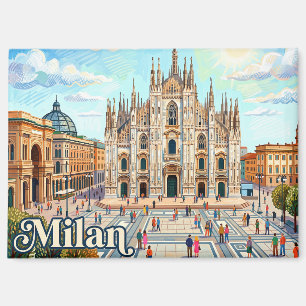 Imán Catedral de Milán Italia