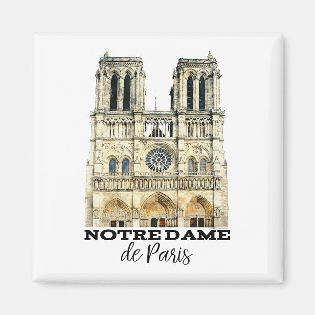 Imán Catedral de Notre-Dame de París (Frente)