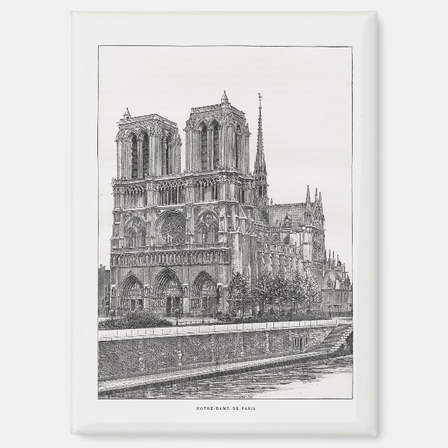 Imán Catedral de Notre Dame de París (Anverso)