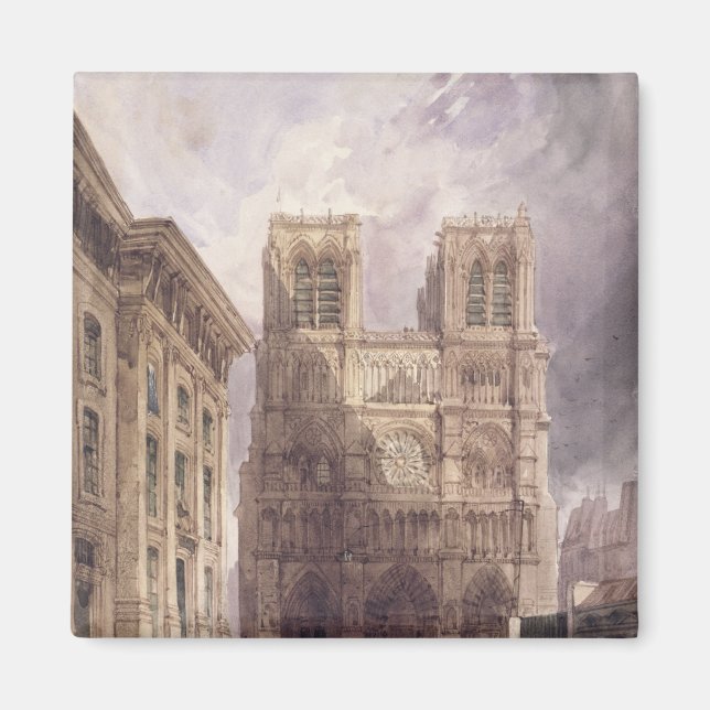 Imán Catedral de Nuestra Señora, París, 1836 (Frente)