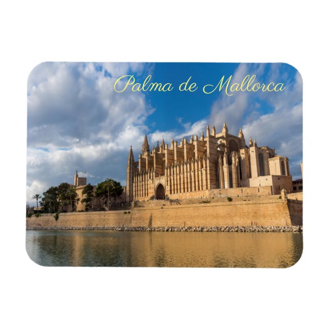 Imán Catedral de Palma de Mallorca a la hora de oro (Horizontal)