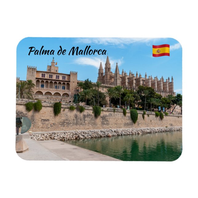 Imán Catedral de Palma de Mallorca y Almudaina (Horizontal)