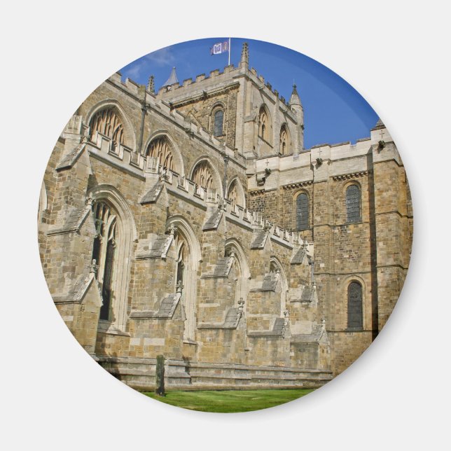 Imán Catedral de Ripon, Yorkshire, Pegatinas de Inglate (Frente)