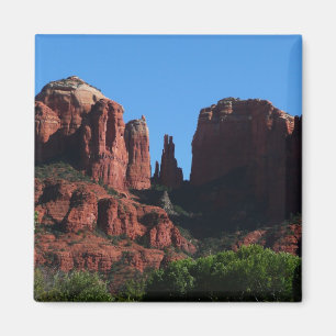 Imán Catedral de roca en el monumento Sedona Arizona