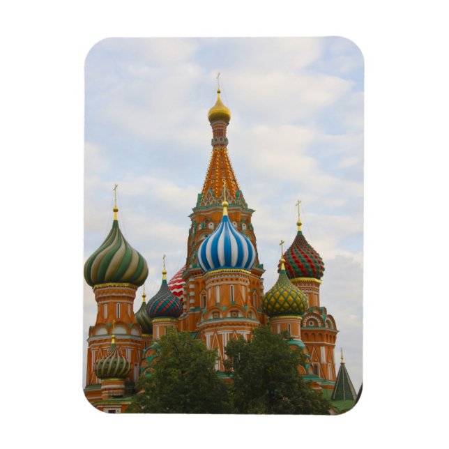 Imán Catedral de San Basil en la Plaza Roja, Moscú (Vertical)