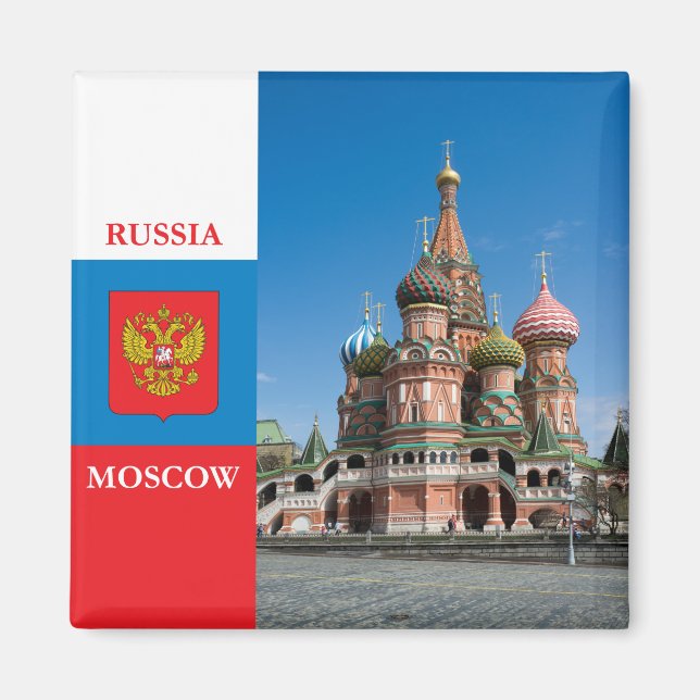 Imán Catedral de San Basil en Moscú (Frente)