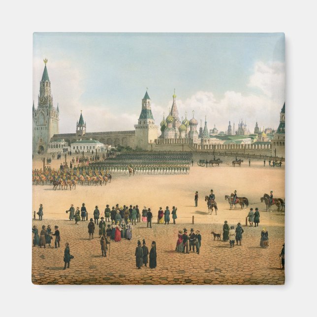 Imán Catedral de San Basil vista desde el Kremlin, desd (Frente)