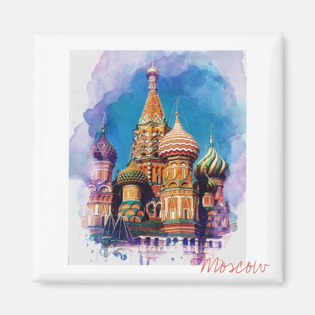 Imán Catedral de San Basilio Magnate de Rusia en Moscú (Frente)