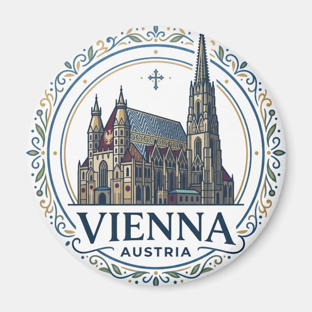 Imán Catedral de San Esteban Austria (Frente)