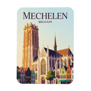 Imán Catedral de San Rumboldo, Mechelen, Flandes, Bélgi