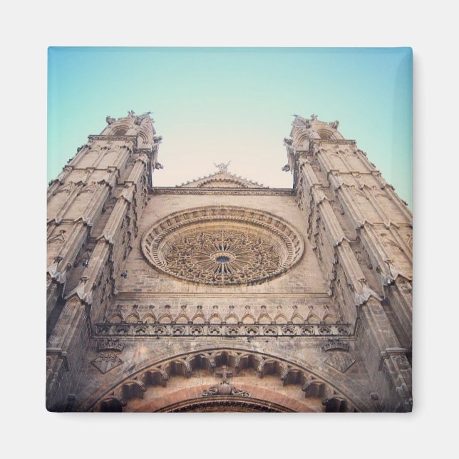 Imán Catedral de Santa María de Palma Magnet (Frente)