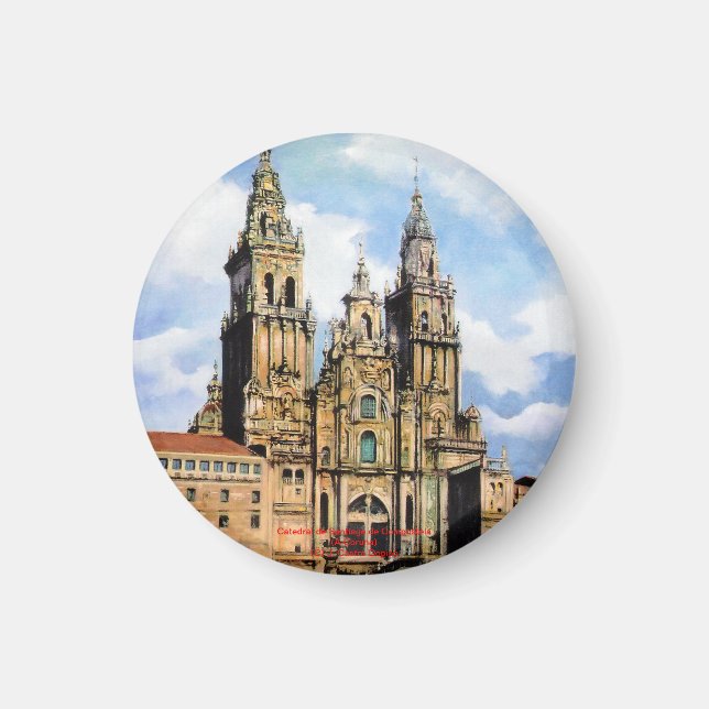 Imán Catedral de Santiago de Compostela (A Coruña) (Frente)