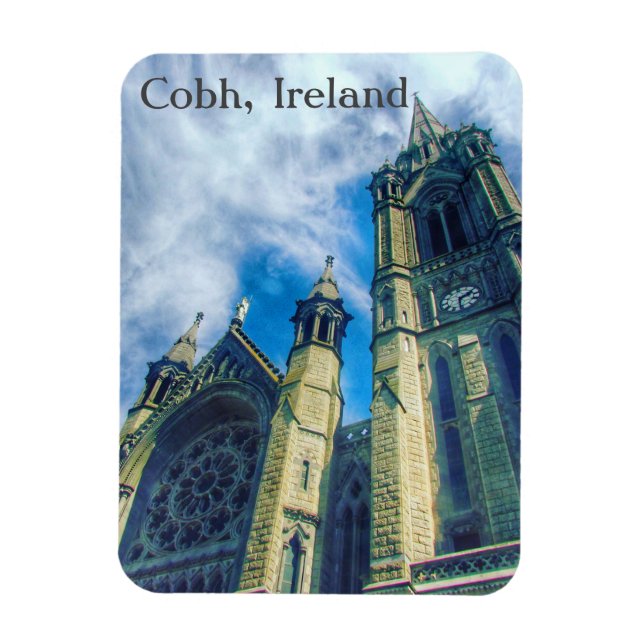 Imán Catedral de St. Colmans, Cobh Ireland Magnet (Vertical)