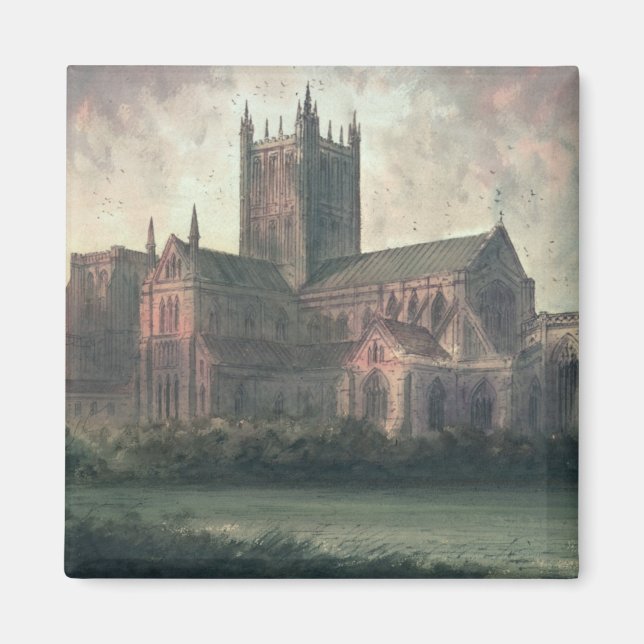 Imán Catedral de Wells: vista desde el sudeste (Frente)