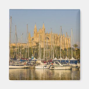 Imán Catedral y marina, Palma, Mallorca, España 2