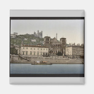 Imán Catedral y Notre Dame de Fourviere, Lyon, Fran