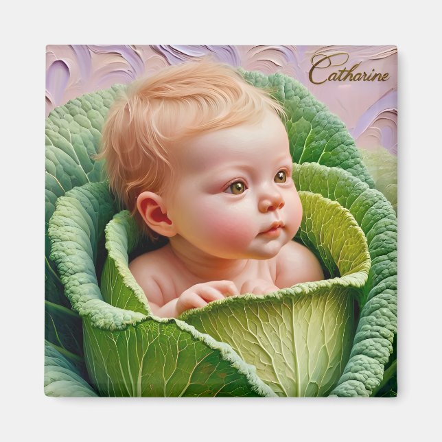 Imán CATHARINE ~ In Cabbage Patch ~ Magnet (Frente)