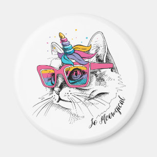 Imán Caticorn   Tan Meowgical