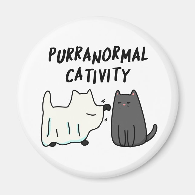 Imán Catividad purral Divertido muñeco de gato de Hallo (Frente)
