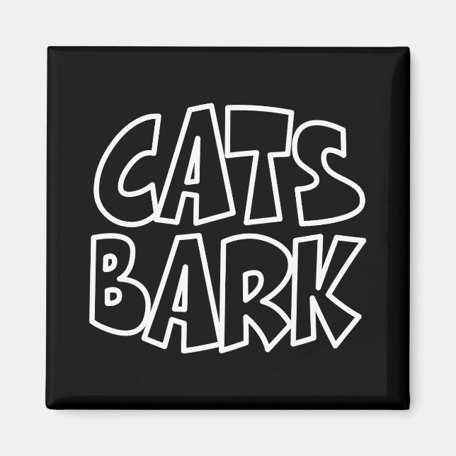 Imán Cats Bark (Frente)