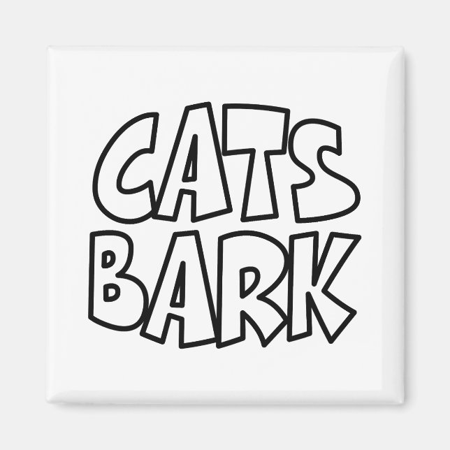 Imán Cats Bark (Frente)