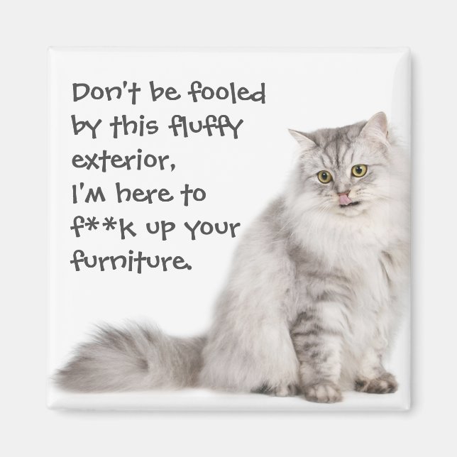 Imán Cats de Badass (Frente)