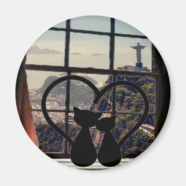 Imán catsin  love in rio de janeiro (Frente)