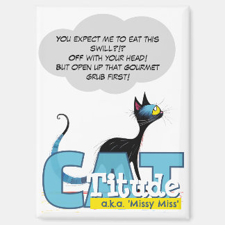 Imán CatTitude | Magnet de la pandilla del caos de comi
