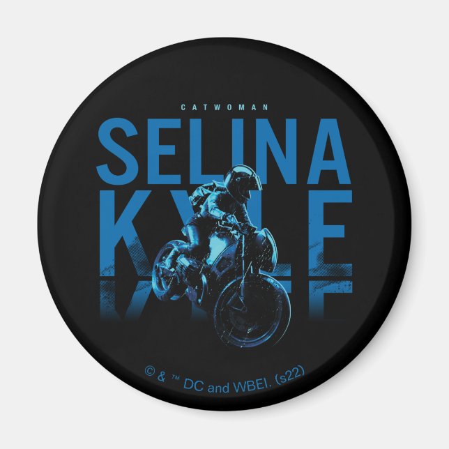 Imán Catwoman Selina Kyle Motorcycle (Frente)