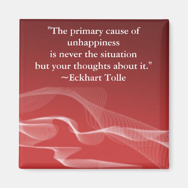 Imán Causa principal de infelicidad (Frente)