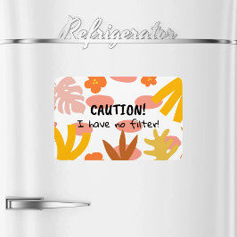 Imán Caution Flexible Photo Magnet