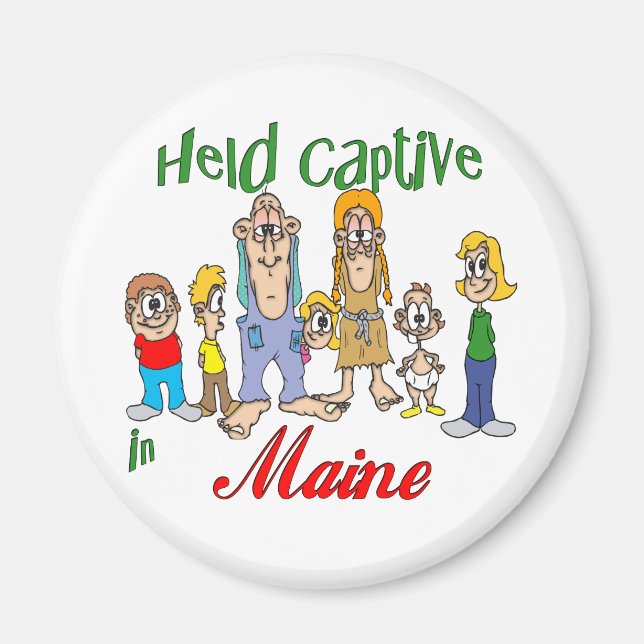 Imán Cautivo en Maine (Frente)