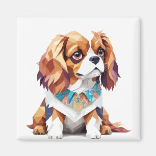Imán Cavalier King Charles Playful Adorable Fun Animal