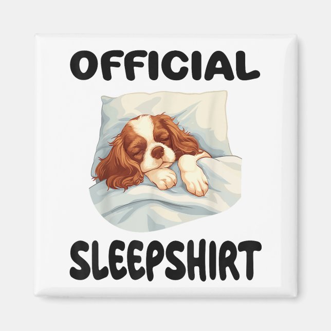 Imán Cavalier King Charles Spaniel Dog Official Sleepsh (Frente)