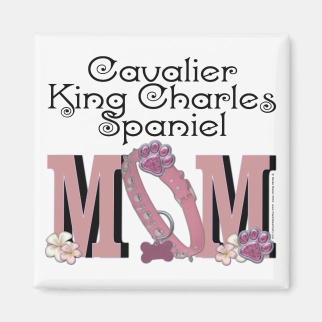 Imán Cavalier King Charles Spaniel MOM (Frente)