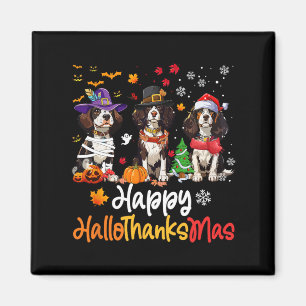 Imán Cavalier King Charles Spaniel Perro Halloween Chri