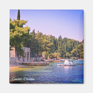 Imán Cavtat, vistas a Croacia de vacaciones en la playa