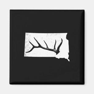 Imán Caza de alce Elkaholic Antler Funny Elk Hunter Gif