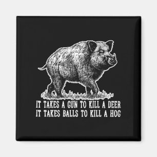 Imán Caza de cerdo y sus ciervos