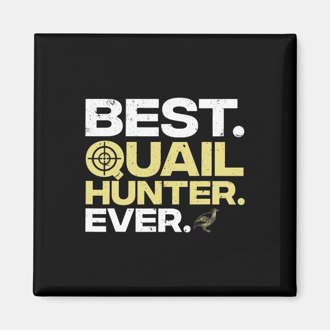 Imán Caza de codorniz en Guay Hombres Arte Mujeres Caza (Frente)