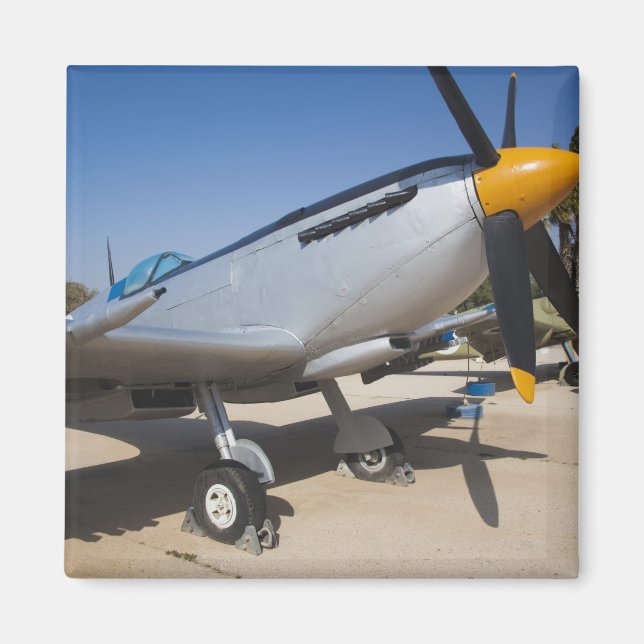 Imán Caza de combate Spitfire de fabricación británica (Frente)