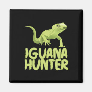 Imán Caza de iguana - Mascota divertida del reptil de i