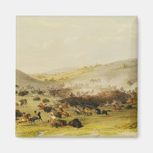 Imán Caza del búfalo, anillo, c.1832
