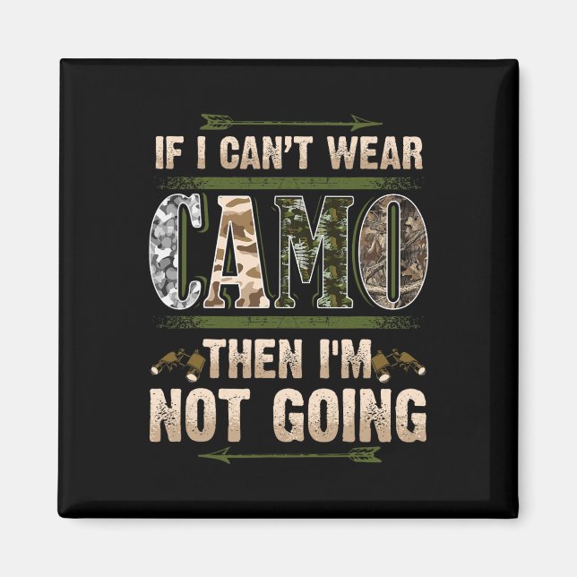 Imán Caza divertida de camo Cazadores Buck Deer Country (Frente)