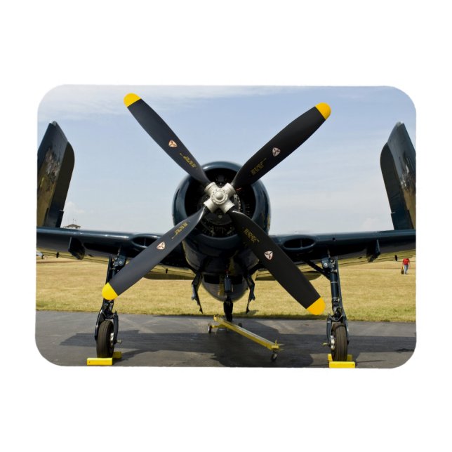 Imán Caza embarcado Grumman F8F Bearcat de la Armada en (Horizontal)