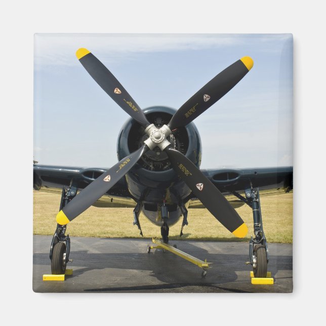 Imán Caza embarcado Grumman F8F Bearcat de la Marina en (Frente)