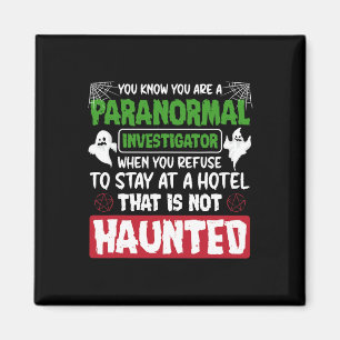 Imán Caza fantasma Cita de investigador paranormal