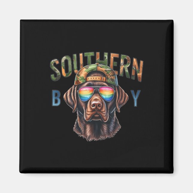 Imán Caza occidental de perro de caza de niños del sur  (Frente)