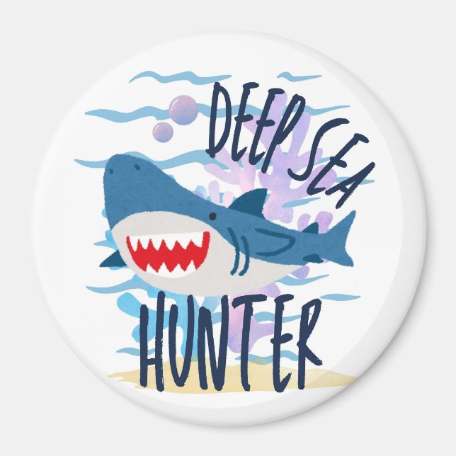 Imán cazador de aguas profundas (Frente)